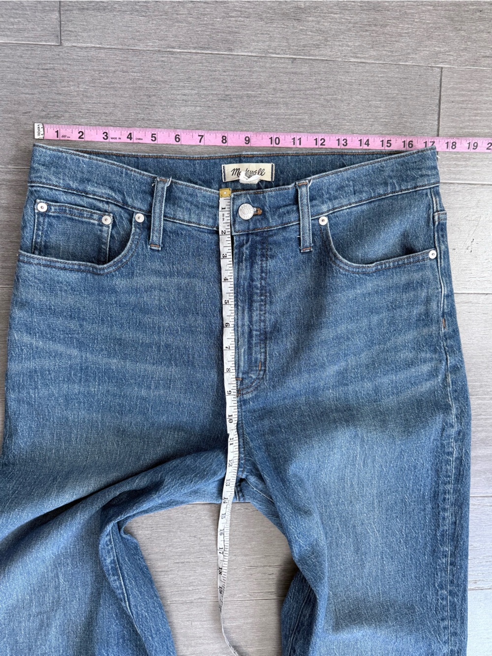 Madewell The Perfect Vintage Wide-Leg Jean Leifland Wash 32 Stretch NH653 - Picture 15 of 16